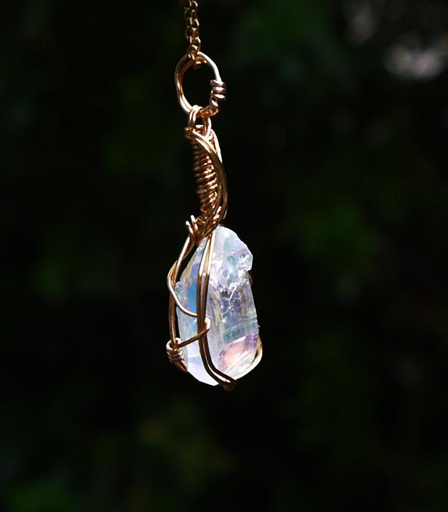 オパールオーラ （エンジェルオーラ）レムリアンシードクリスタル ペンダントトップ | 4枚目