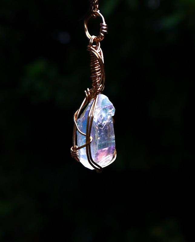 オパールオーラ （エンジェルオーラ）レムリアンシードクリスタル ペンダントトップ | 6枚目