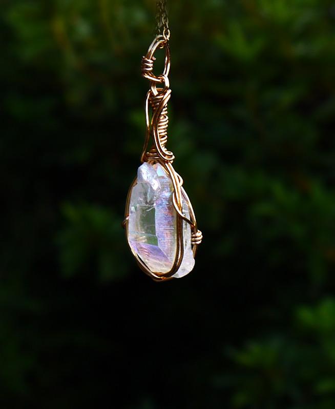 オパールオーラ （エンジェルオーラ）レムリアンシードクリスタル ペンダントトップ | 7枚目