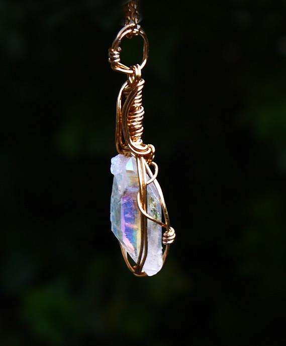 オパールオーラ （エンジェルオーラ）レムリアンシードクリスタル ペンダントトップ | 8枚目