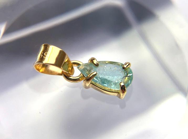 パライバトルマリン ペンダントトップ 0.23ct | 10枚目