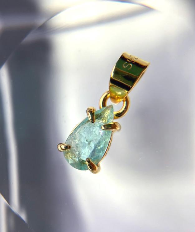 パライバトルマリン ペンダントトップ 0.23ct | 3枚目