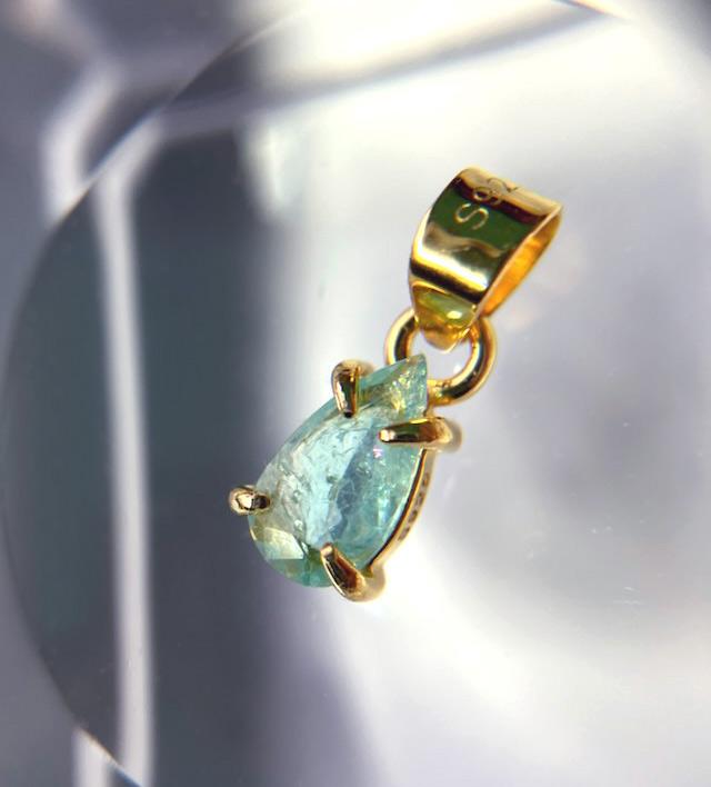 パライバトルマリン ペンダントトップ 0.23ct | 4枚目