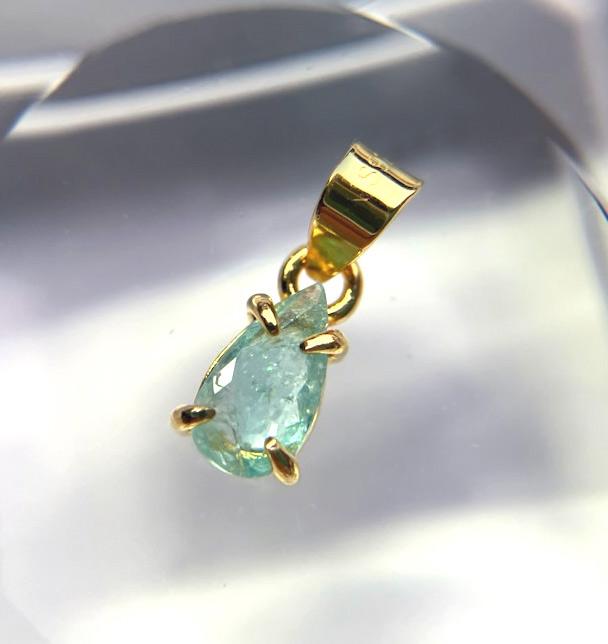 パライバトルマリン ペンダントトップ 0.23ct | 5枚目