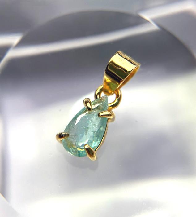 パライバトルマリン ペンダントトップ 0.23ct | 6枚目