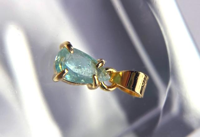 パライバトルマリン ペンダントトップ 0.23ct | 7枚目