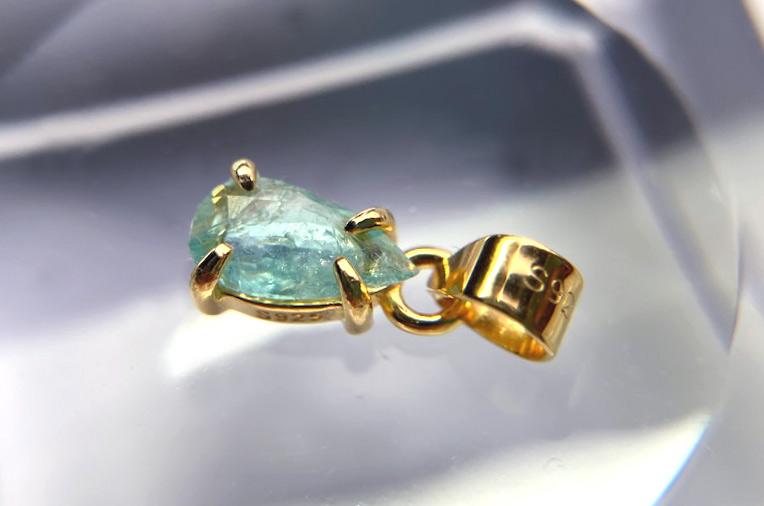パライバトルマリン ペンダントトップ 0.23ct | 8枚目
