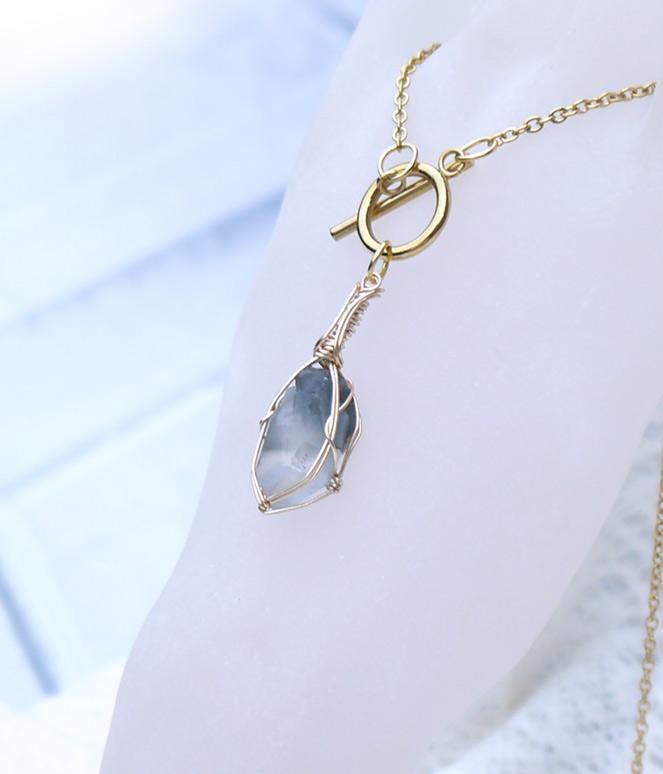 ブルーターラクォーツ ネックレス | 6枚目