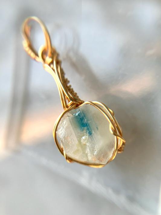 ユークレース ペンダントトップ 14kgf＊ | 3枚目