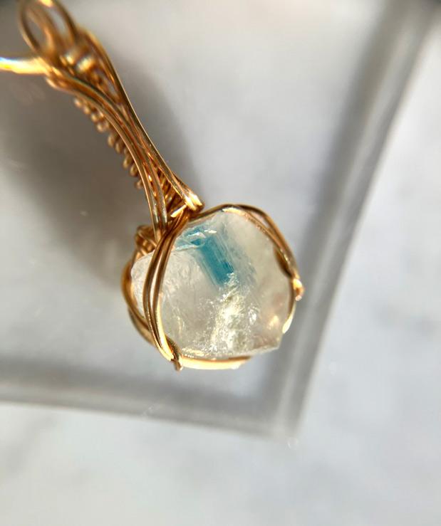 ユークレース ペンダントトップ 14kgf＊ | 4枚目