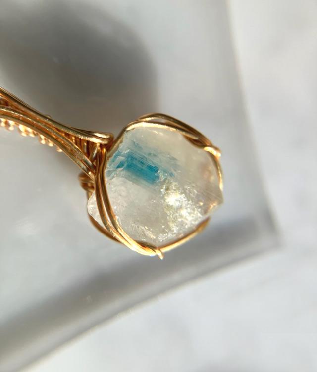 ユークレース ペンダントトップ 14kgf＊ | 5枚目