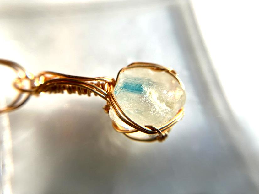 ユークレース ペンダントトップ 14kgf＊ | 6枚目