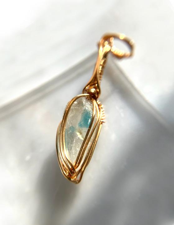 ユークレース ペンダントトップ 14kgf＊ | 3枚目