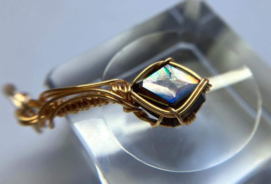 天川村産 レインボーガーネット ジェムグレード ペンダントトップ | 4枚目