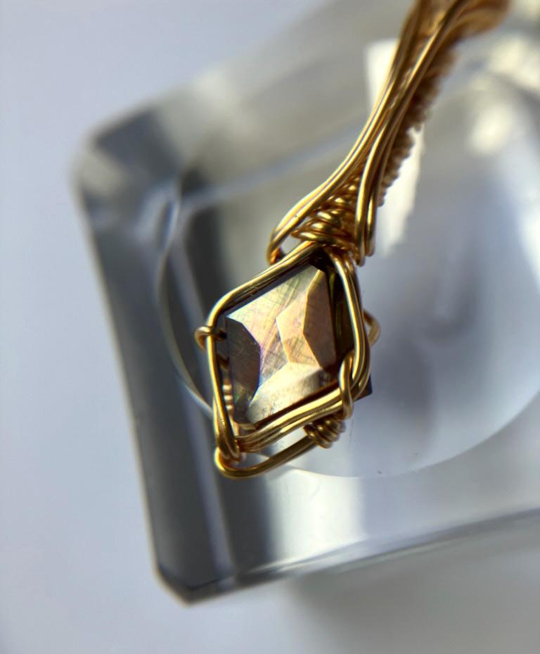 天川村産 レインボーガーネット ジェムグレード ペンダントトップ | 2枚目