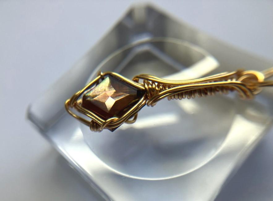 天川村産 レインボーガーネット ジェムグレード ペンダントトップ | 5枚目