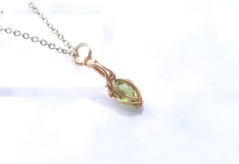 ペリドット ペンダント 14kgf＊ | 4枚目