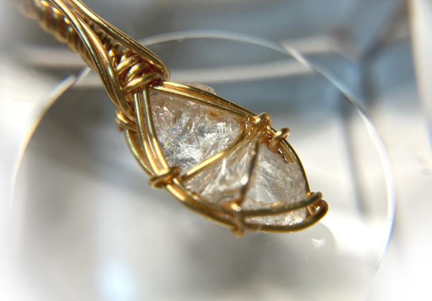 ロシア産 フェナカイト ペンダント 証明書付き 14kgf＊ | 10枚目