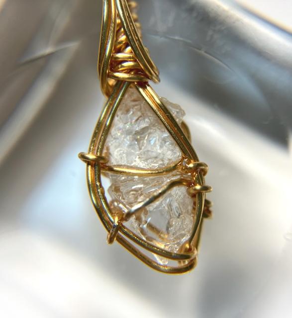 ロシア産 フェナカイト ペンダント 証明書付き 14kgf＊ | 13枚目