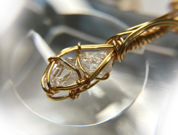 ロシア産 フェナカイト ペンダント 証明書付き 14kgf＊ | 14枚目