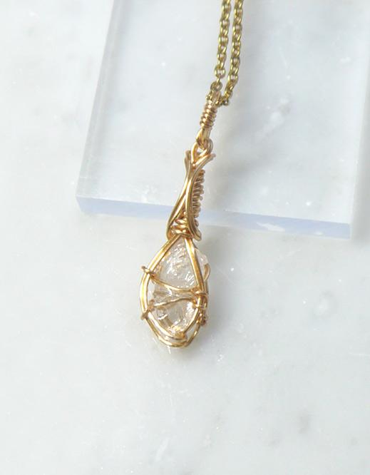 ロシア産 フェナカイト ペンダント 証明書付き 14kgf＊ | 5枚目