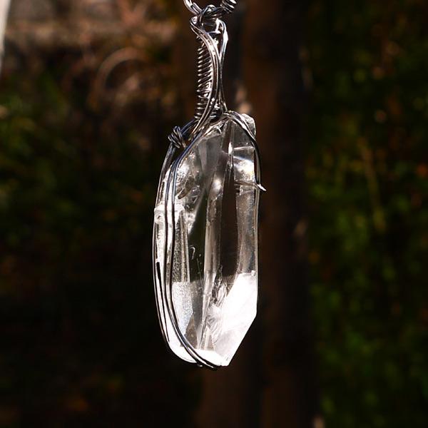 初期の レムリアンシードクリスタル ペンダント | 3枚目