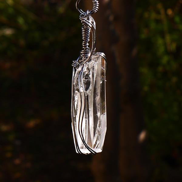 初期の レムリアンシードクリスタル ペンダント | 4枚目