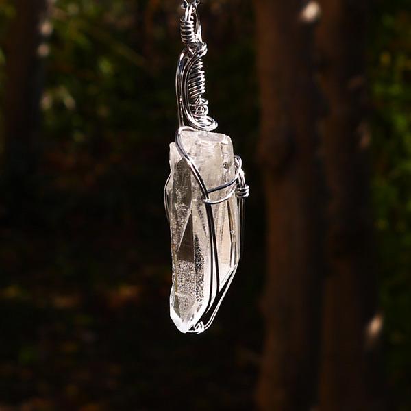 初期の レムリアンシードクリスタル ペンダント | 8枚目