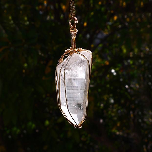 初期の レムリアンシードクリスタル ペンダント | 2枚目