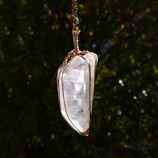 初期の レムリアンシードクリスタル ペンダント | 6枚目