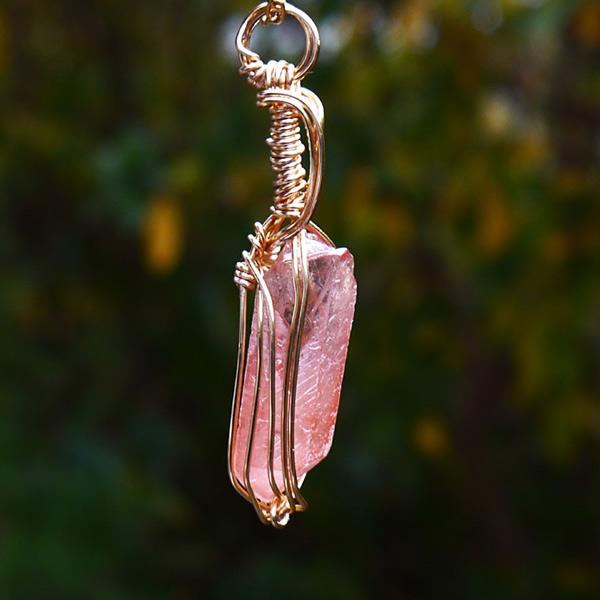 ストロベリーレムリアンシードクリスタル ペンダント | 4枚目