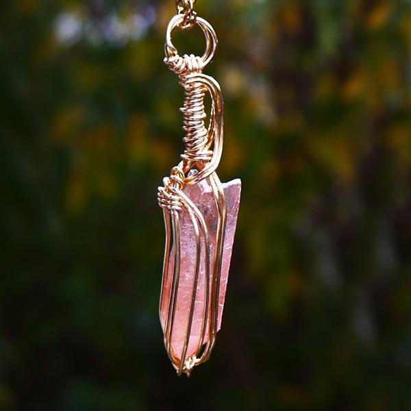 ストロベリーレムリアンシードクリスタル ペンダント | 5枚目