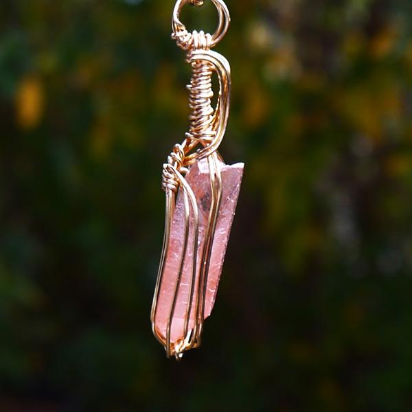 ストロベリーレムリアンシードクリスタル ペンダント | 6枚目