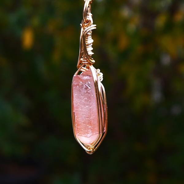 ストロベリーレムリアンシードクリスタル ペンダント | 7枚目