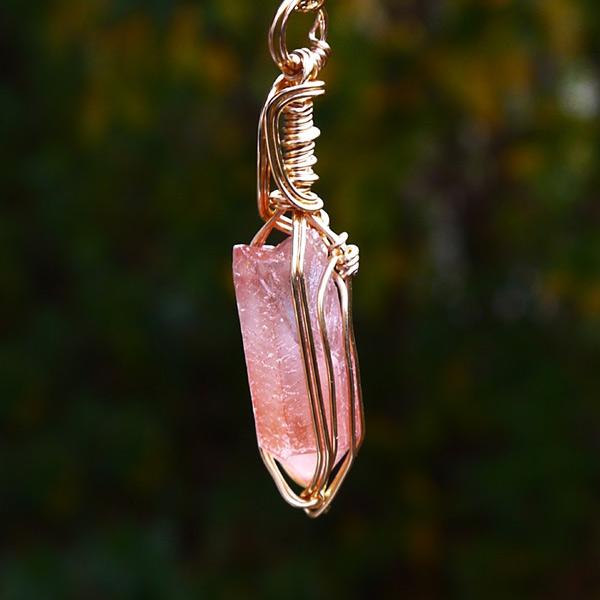 ストロベリーレムリアンシードクリスタル ペンダント | 8枚目