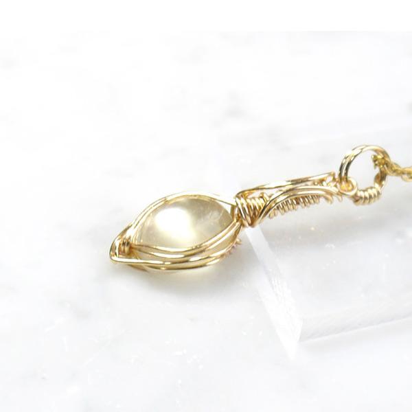 希少 セイロン産イエロームーンストーン ペンダント | 11枚目