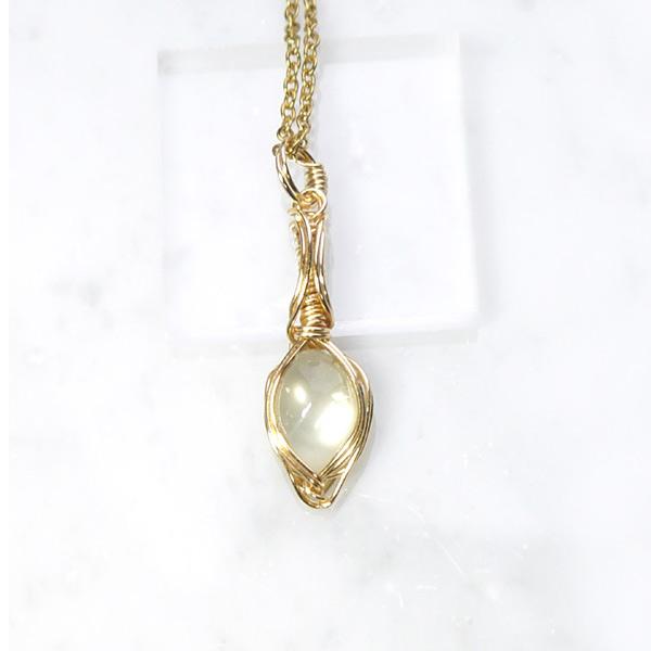希少 セイロン産イエロームーンストーン ペンダント | 2枚目