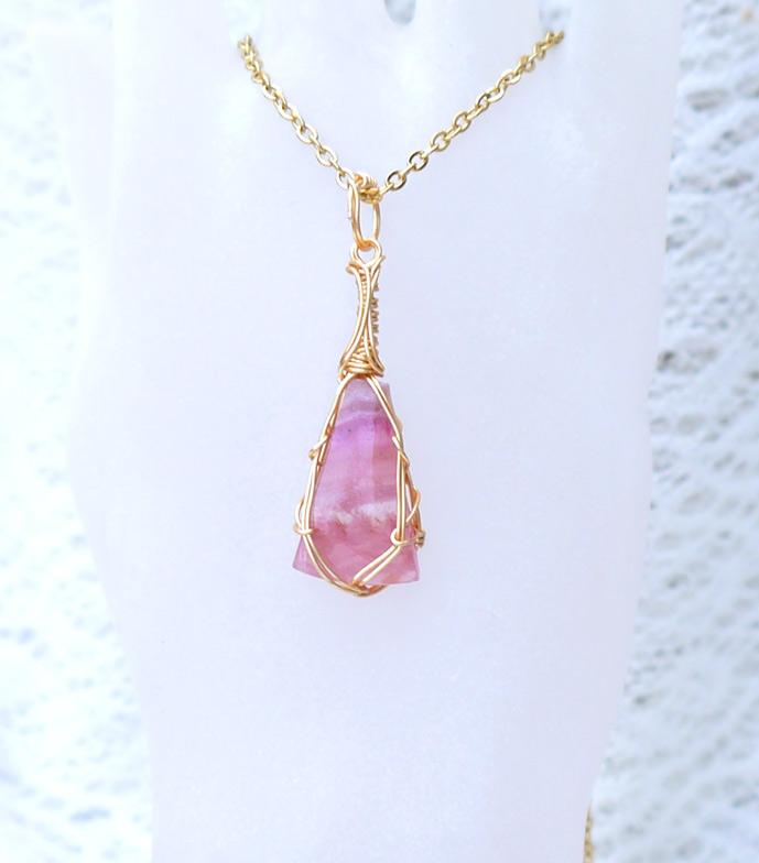 ピンクコバルトカルサイト ペンダント | 5枚目