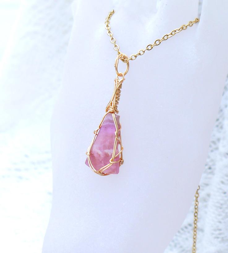 ピンクコバルトカルサイト ペンダント | 7枚目