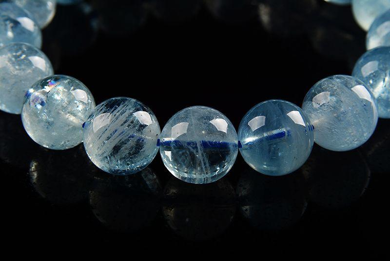 ハイグレード アクアマリン ブレスレット 12.5mm | 2枚目