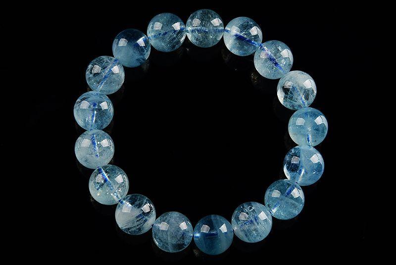 ハイグレード アクアマリン ブレスレット 12.5mm | 3枚目