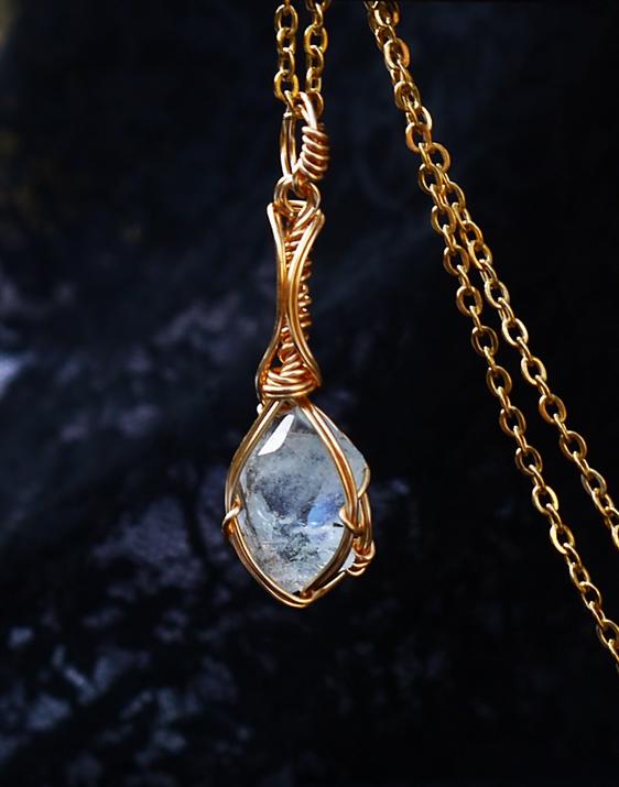 高品質 アクアマリン ペンダント | 5枚目