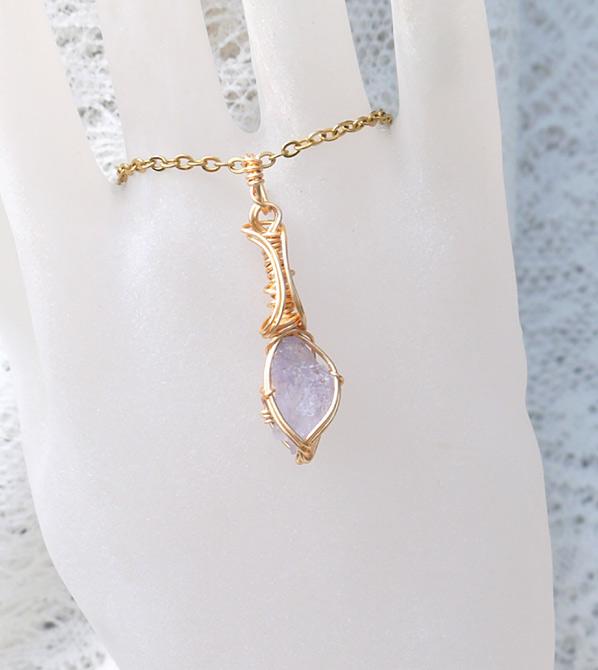 ブルーヘルデライト ペンダントトップ 14kgf* | 2枚目