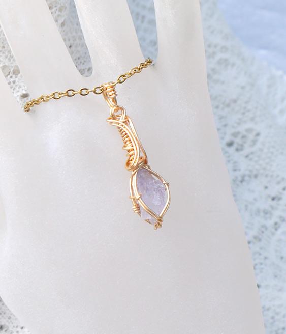 ブルーヘルデライト ペンダントトップ 14kgf* | 3枚目