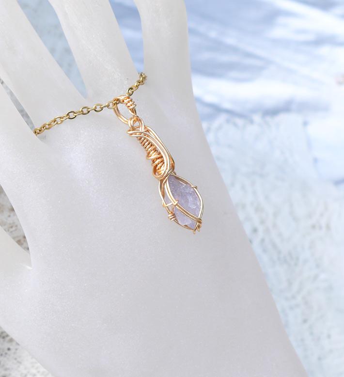 ブルーヘルデライト ペンダントトップ 14kgf* | 4枚目