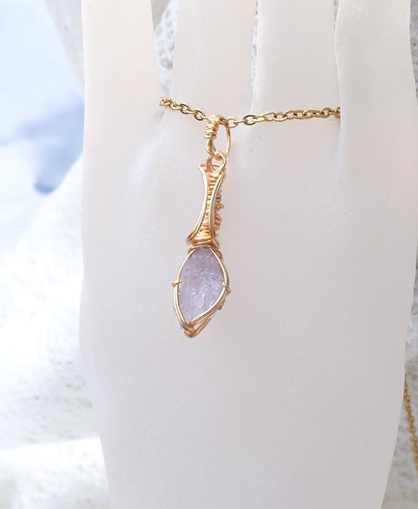 ブルーヘルデライト ペンダントトップ 14kgf* | 5枚目