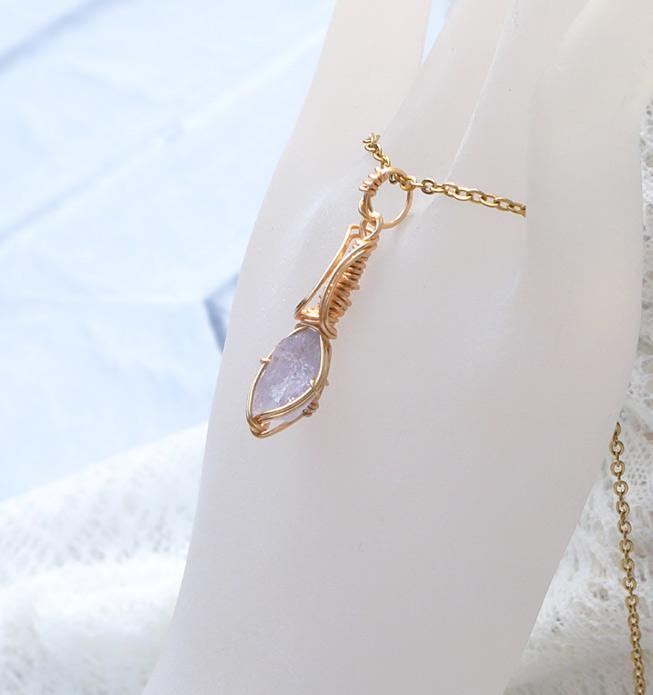 ブルーヘルデライト ペンダントトップ 14kgf* | 7枚目