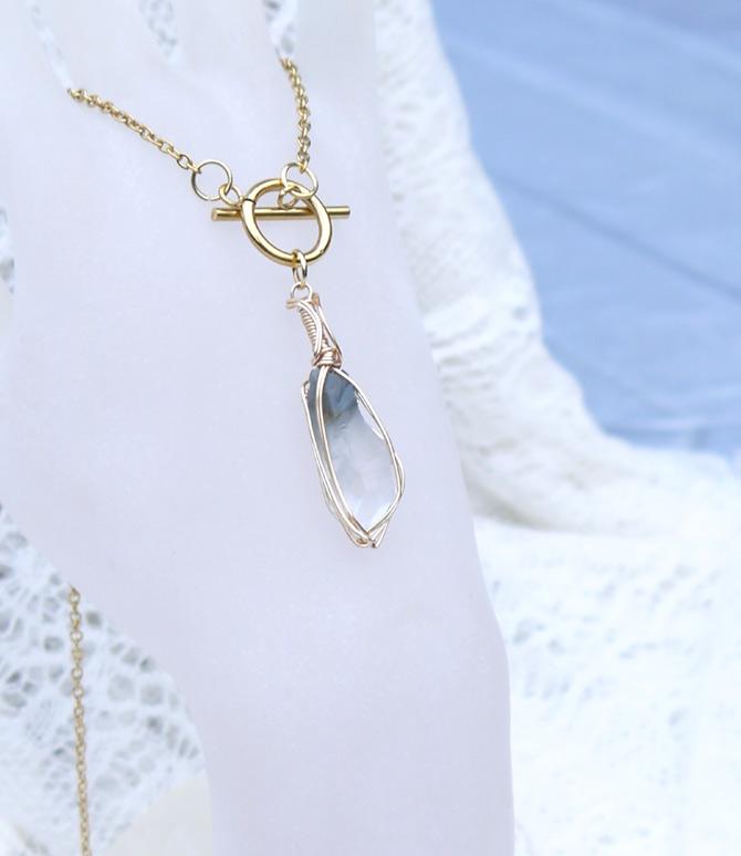 ブルーターラクォーツ ネックレス | 3枚目