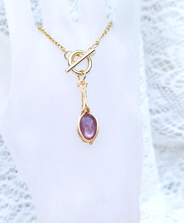 ロイヤルレピドライト ネックレス | 2枚目