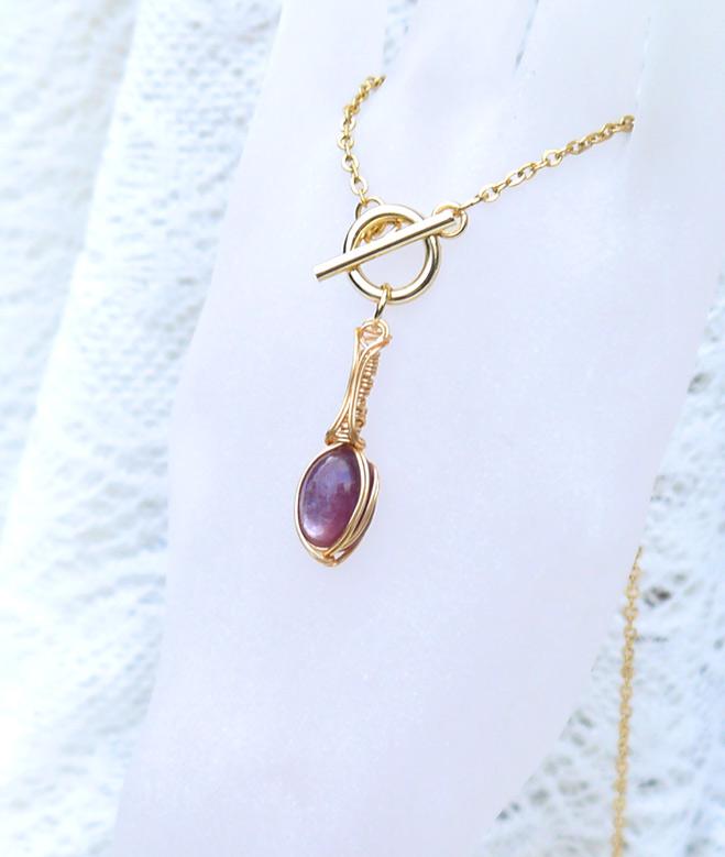 ロイヤルレピドライト ネックレス | 5枚目